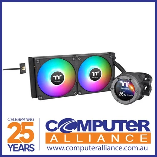 Thermaltake TH280 V2 Ultra EX ARGB Magnetic Connect Liquid Cooler with LCD Displ