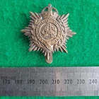 WW1 British Army Service Corps Brass Cap Badge Solid Kings Crown