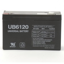 UPG 6V 12Ah F2 Replacement Battery for Jet Black Kids Ride On Car