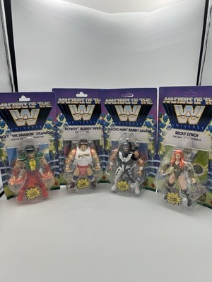WWE Wave 5 Complete Set 4  MOTU Macho Man Dragon Steamboat Rowdy Becky