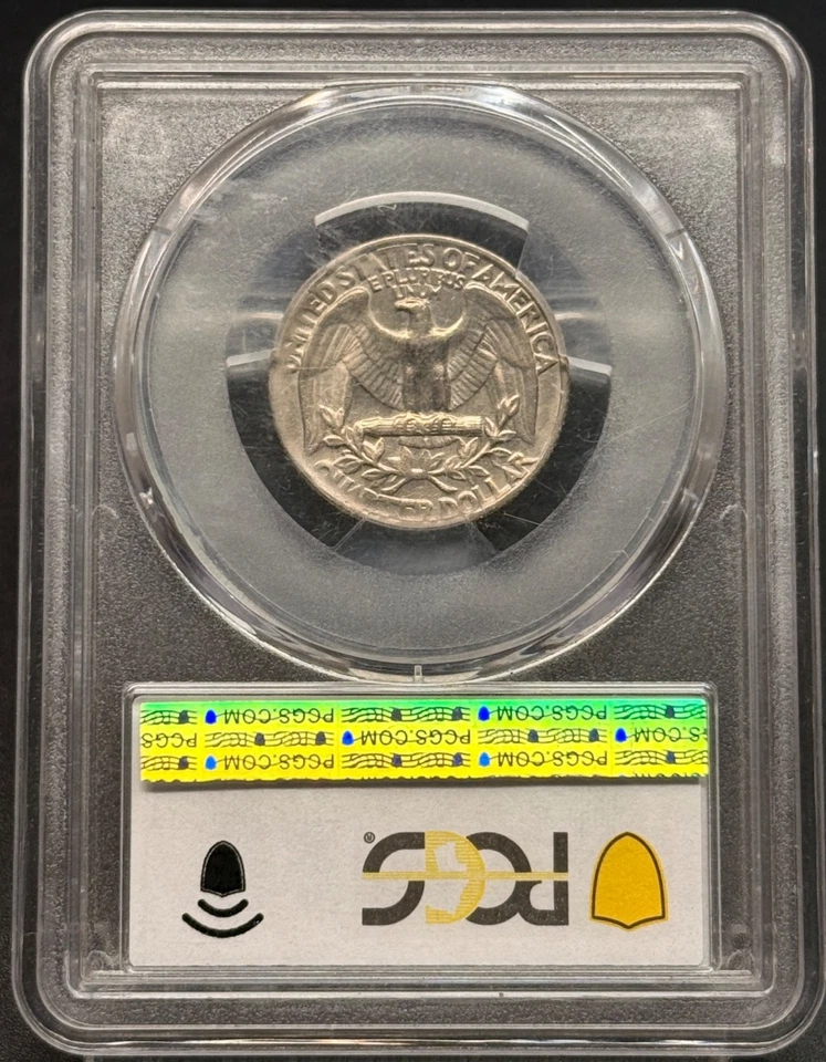 1970-D Mint Error Washington Quarter, Struck on Dime Stock PCGS XF 45 - Image 3 of 4