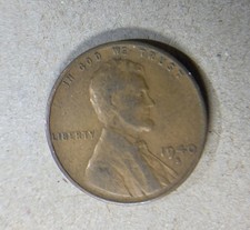 1940 S Lincoln Wheat Penny 1 Cent