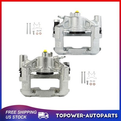 Pair Rear Brake Calipers For 2006-2013 Lexus IS250 Base V6 2.5L w/Bracket