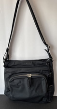 Tumi Voyageur Capri Crossbody Shoulder Bag Black Ballistic Nylon Casual Travel