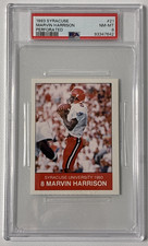 Marvin Harrison 1993 Syracuse University #21 PSA 8