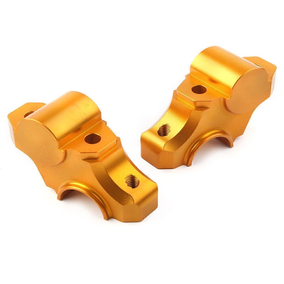 Motorcycle Handle Clamp Handlebar Riser Bar For YAMAHA MT FZ09 MT09 2013-17 Gold - Image 4 of 4