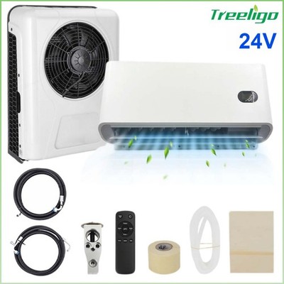 Treeligo 24V A/C Kit Split Air Conditioner Fit Cab Truck RV Caravan 12000 BTU