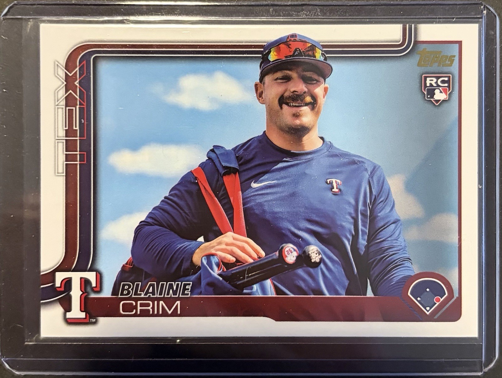 2025 Topps Update Series Blaine Crim #US205 Golden Mirror Image Variations (RC)