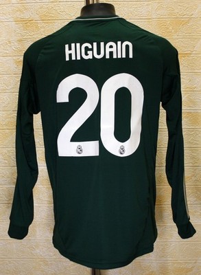 Real Madrid 2012-2013 UEFA CL third jersey Higuain #20 | eBay