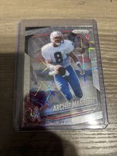 2025 Panini Prizm Archie Manning Lazer Prizm #166 Houston Oilers 