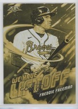 2021 Topps Fire We Have Liftoff Gold Minted Freddie Freeman #WHL-3 0p89