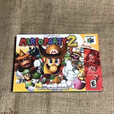 Mario Party 2 Nintendo 64 Game Box
