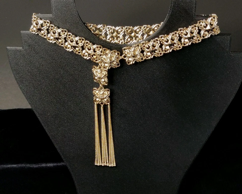 Kendra Scott Heidi Gold Tone Filigree Choker Necklace MSRP $124 Prom Wedding - Image 3 of 4