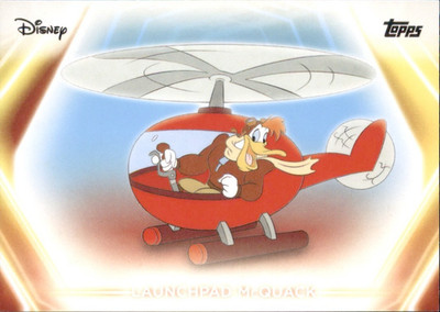 2026 Topps Disney Neon - Launchpad McQuack Duck Tales Card #124