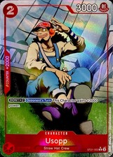 One Piece TCG Usopp ST21-002 Parallel Alt Art FOIL Englisch inkl. Toploader NM