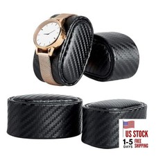 4pcs PU Leather Watch Pillow Inserts Black Watch Cushion Watch Display Pillow