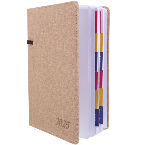  Planer dzienny Notatnik 2025 Planer Książka Biuro Notatnik Planer gospodarstwa domowego - Zdjęcie 4 z 17