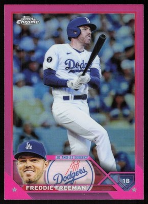 2023 Topps Chrome #5 Freddie Freeman Pink Refractors