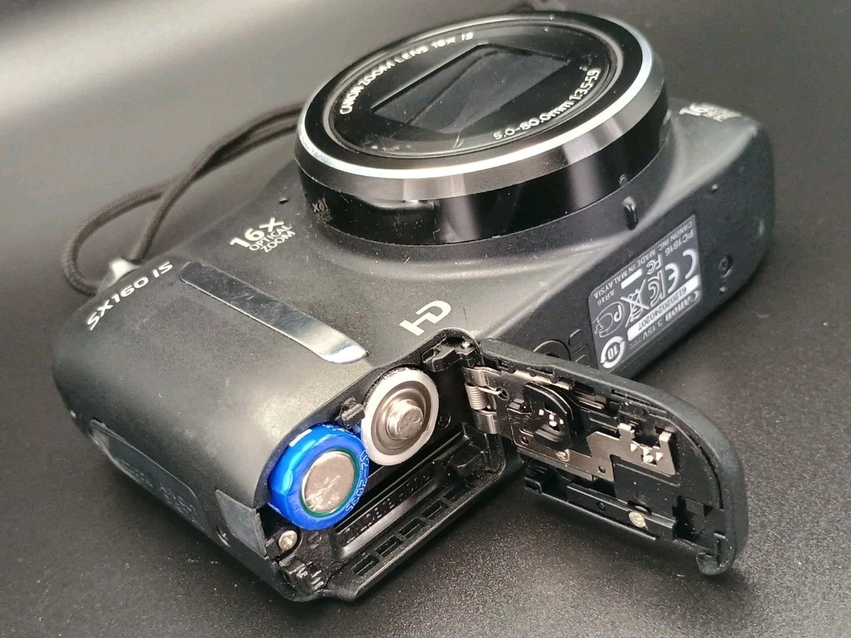 Canon PowerShot SX160 IS 16.0MP Digital Camera - Black (6354B001