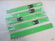 5 Pack 8Ten C-BLD-0009 Mulching Mower Blades  21" Long w/ 5/8" Center Hole