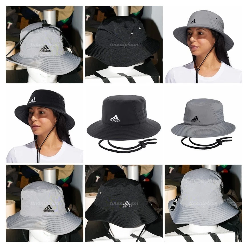Adidas Unisex Victory Bucket Hat, Lightweight, Moisture Wicking Sweatband, UPF50