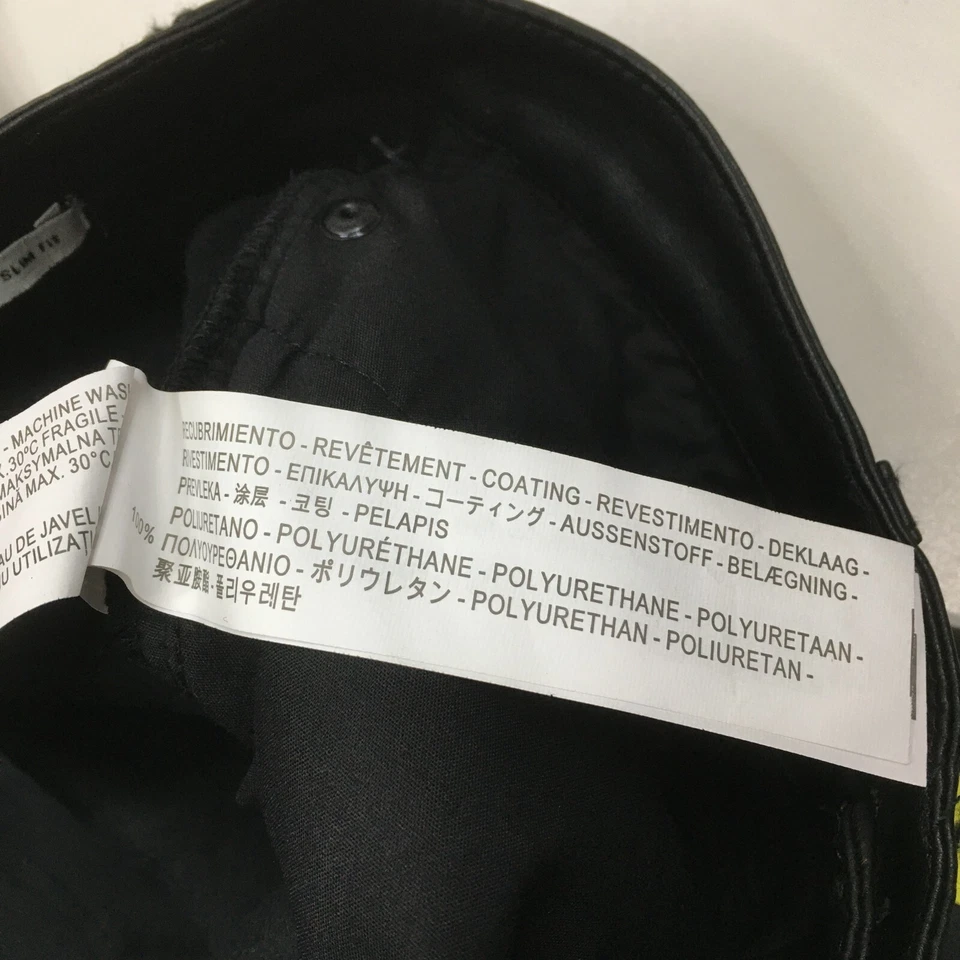 NWT ZARA WOMAN sz Small Black Faux Leather Mid-Rise Slim Fit Skinny Pant - Image 4 of 4