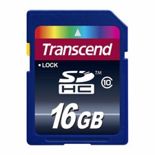 1pcs 16GB Transcend Ultimate SDHC CL10 Secure Digital Memory Card