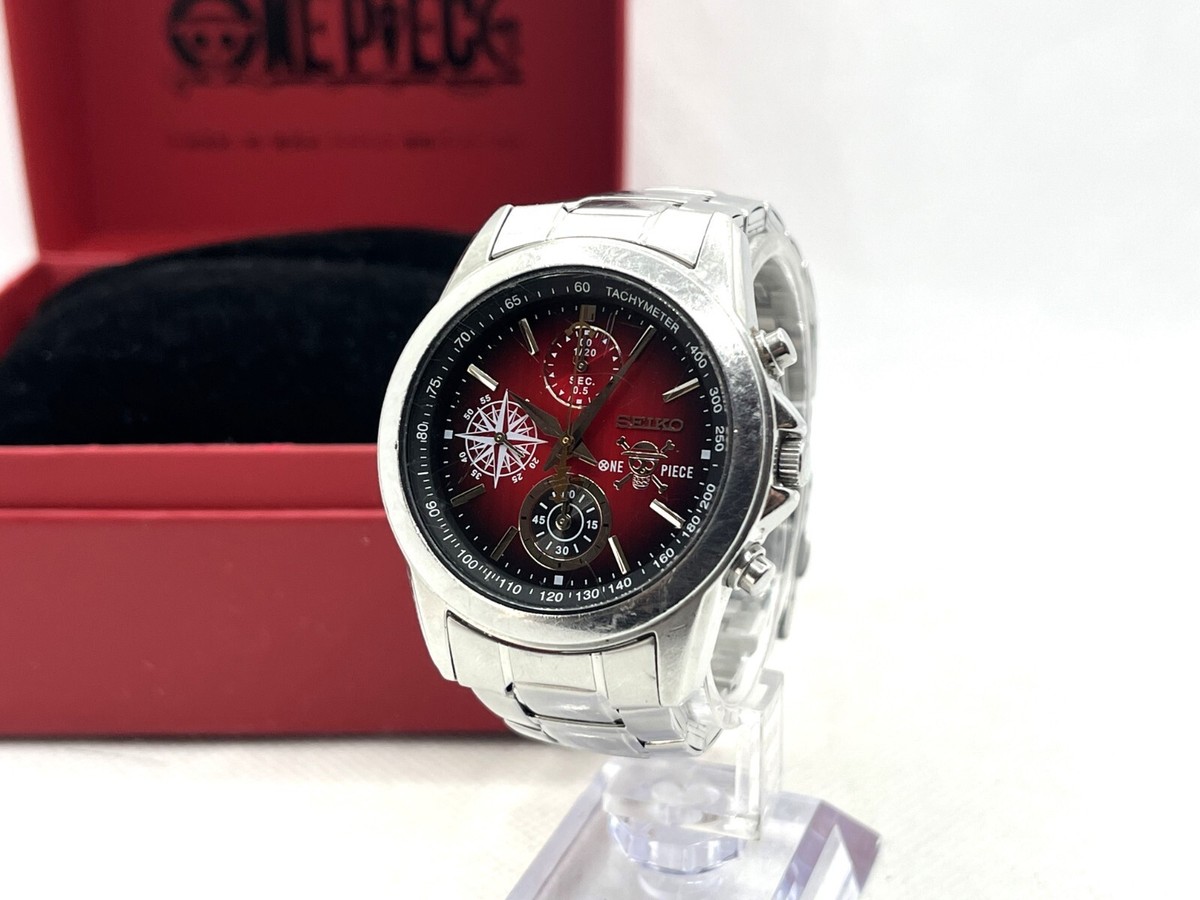SEIKO Limited Edition ONE PIECE 20th Anniv Luffy Chronograph