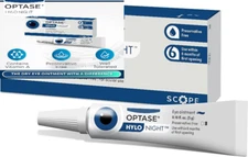 OPTASE Hylo Night Dry Eye Ointment - Nighttime Gel for Eyes -... 