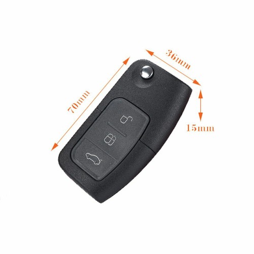 3 Button Remote Key Shell FOB for Ford Falcon, Fiesta, Focus, Modeo, Territory - Picture 2 of 11
