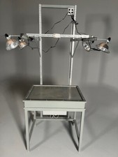 Custom copy stand 32"x24" surface, Vac art hold down. New light fixtures