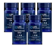 Testosterone Elite Life Extension 5X30 caps  Tesnor 400mg/Luteolin 275mg