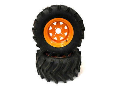 (2) Aggressive Tire Assemblies 24x12.00-12 Scag Patriot Tiger Cat II 61'' 481850