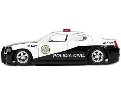 ミニカー FAST&FURIOUS POLICE CHARGER LIMITED Jada 33665 Fast & Furious 2006 Dodge Charger Police Policia Civil