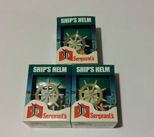 Vintage Sergeant's Ship's Helm - Aquarium Ornament & Aerator - Lot of 12 - 第 2/7 張圖片