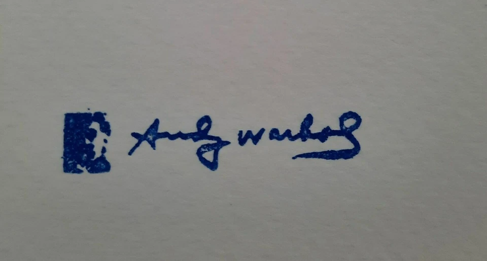 Andy Warhol Lithographie - Limitierte Auflage 3/125 - Bild 4 von 4