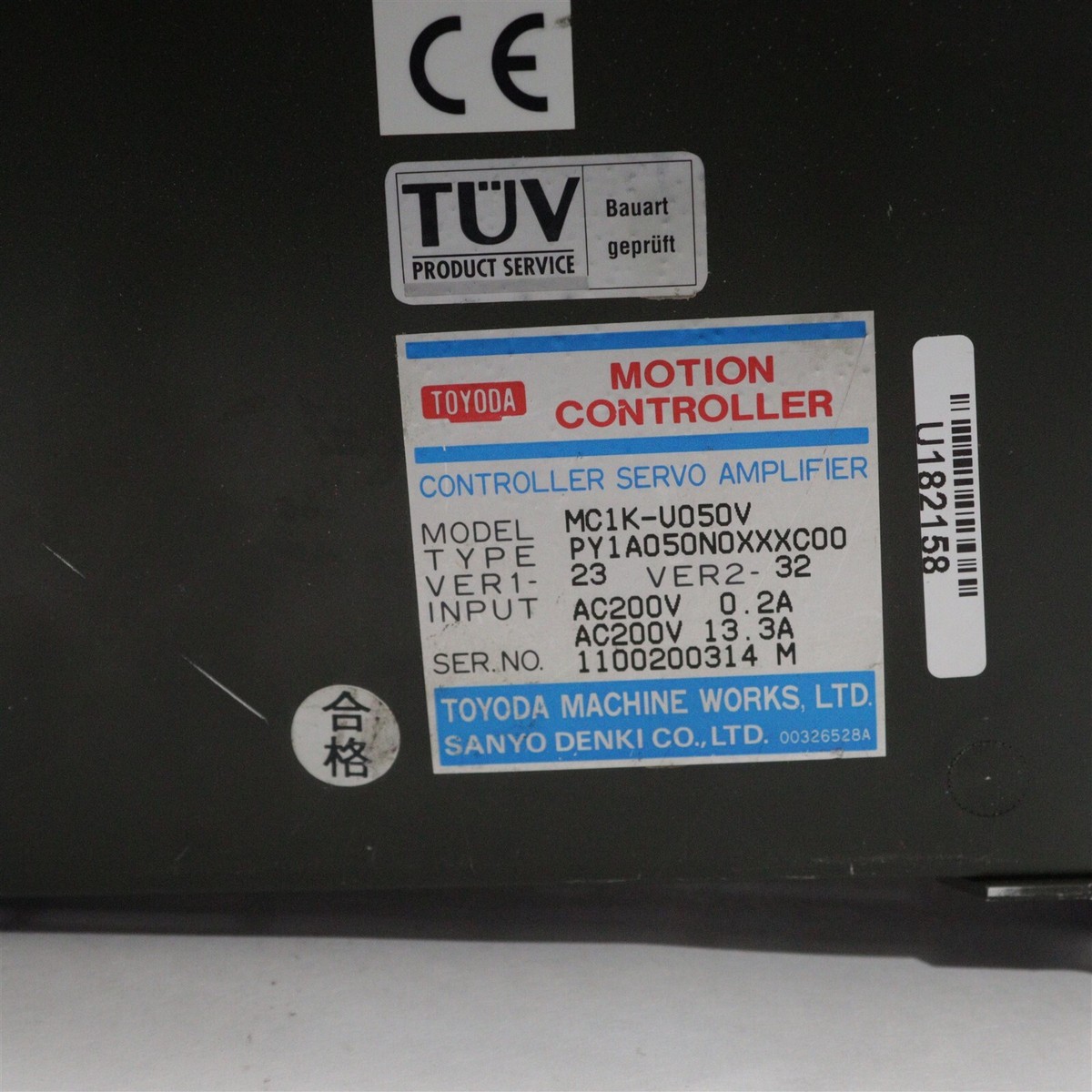 TOYODA SERVO AMPLIFIER MC1K-U050V | eBay TOYODA SERVO AMPLIFIER MC1K-U050V | eBay