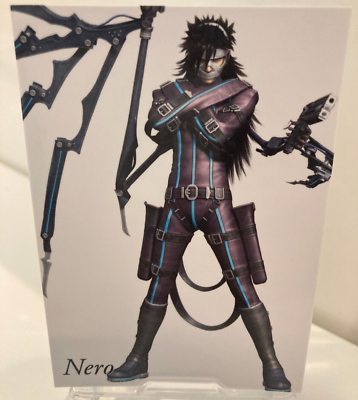 Final Fantasy VII 7 Anniversary Art Museum Card Nero 1-069 SQUARE