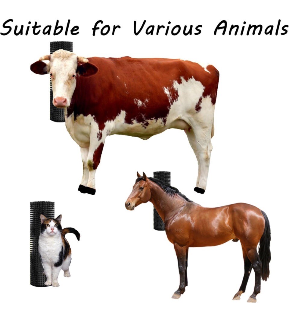 Soft Touch Horse Scratching Post Pad Equine & Bovine Scratcher Panels