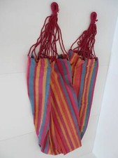 point-garden Mehrpersonen Hängematte Schwebeliege 240x160cm blau-gestreift