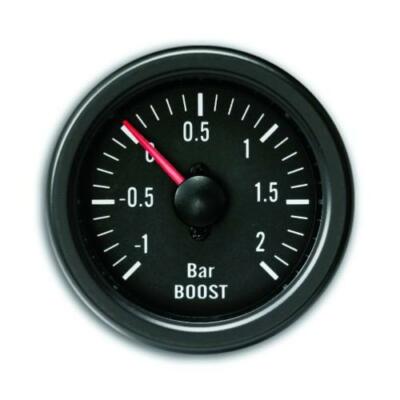 YoungTimer Manometer, Turbodruck, Boost, schwarz, Durchmesser 52 mm