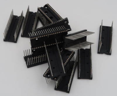Lot Of (14) AUGAT 540-AG11F-ESL 40 Pin Machine PIN SOCKET New