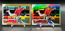 2023 Topps RYAN TEPERA Lot of 2 Rainbow Foil & Gold /2023 Angels