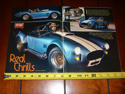 1980 ARNTZ COBRA - AC SHELBY - ORIGINAL 1980 ARTICLE
