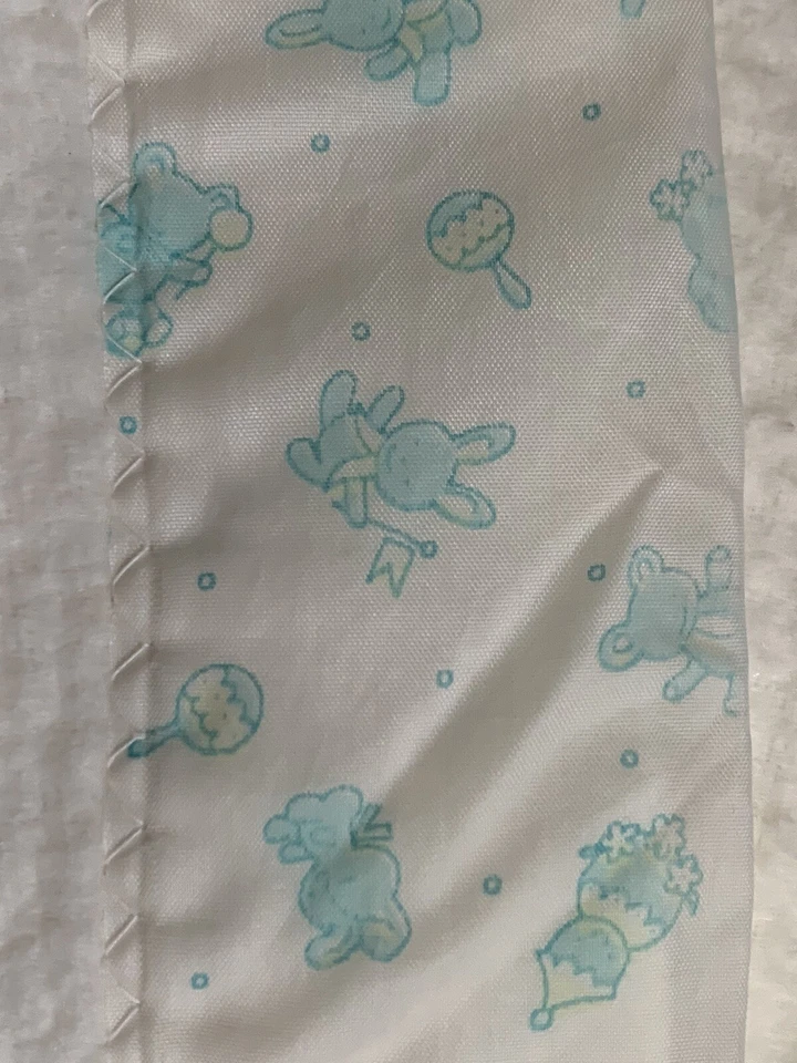 Manta térmica para cuna Carter's vintage tejido gofre 100 % acrílico nailon ribete Foto 4 de 4