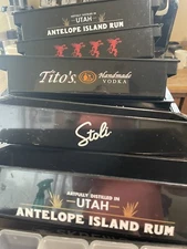 Various Liquor Brands Bar Garnish Caddy Tray-Base Only- Holds 6 Compartments