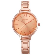 Orologio da Donna Oro Rosa Polso Acciaio Inox Elegante Casual U2172
