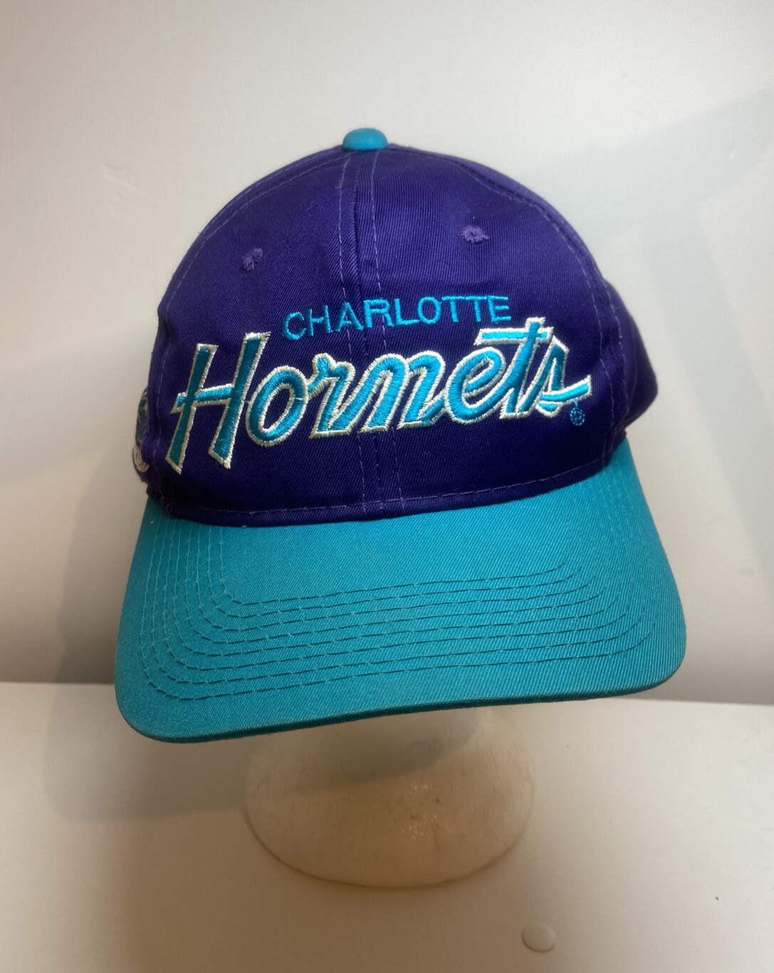 Casquette Snapback Vintage Charlotte Hornets - Style Script - Neuf Sans étiquette