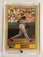 1987 Topps BARRY BONDS - Pirates - #320 - ROOKIE & *ERROR* Card ... RARE!!