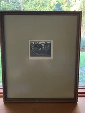 Fritz Eichenberg, Wood Engraving Signed Artist Proof, Untitled